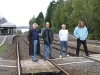 Waiting for the train